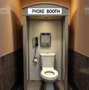 The Bathroom Telephone Booth