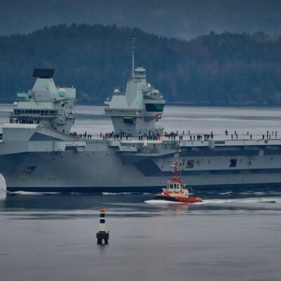 U.S. Aircraft Carrier USS Carl Vinson Arrives in South Korea